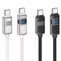 کابل شارژ 60 وات USB-C به USB-C هوکو مدل U137 طول 1.2 متر