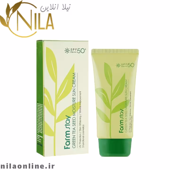 کرم ضد آفتاب مرطوب کننده چای سبز فارم استی FARM STAY