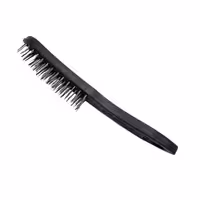 برس سیمی دسته پلاستیکی Wire Brush مشکی ABS-001