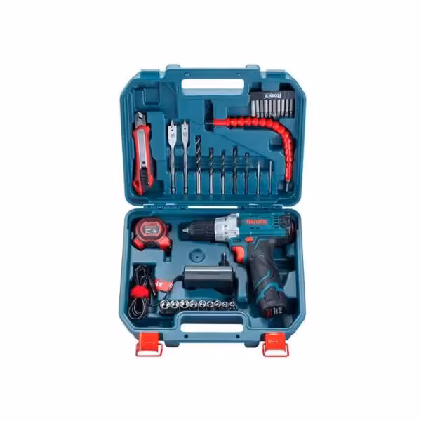 کیت دریل شارژی چکشی RS-8611 رونیکس (35 پارچه)