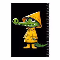 دفتر مشق 80 برگ اس جی مدل تمساح و کلاه