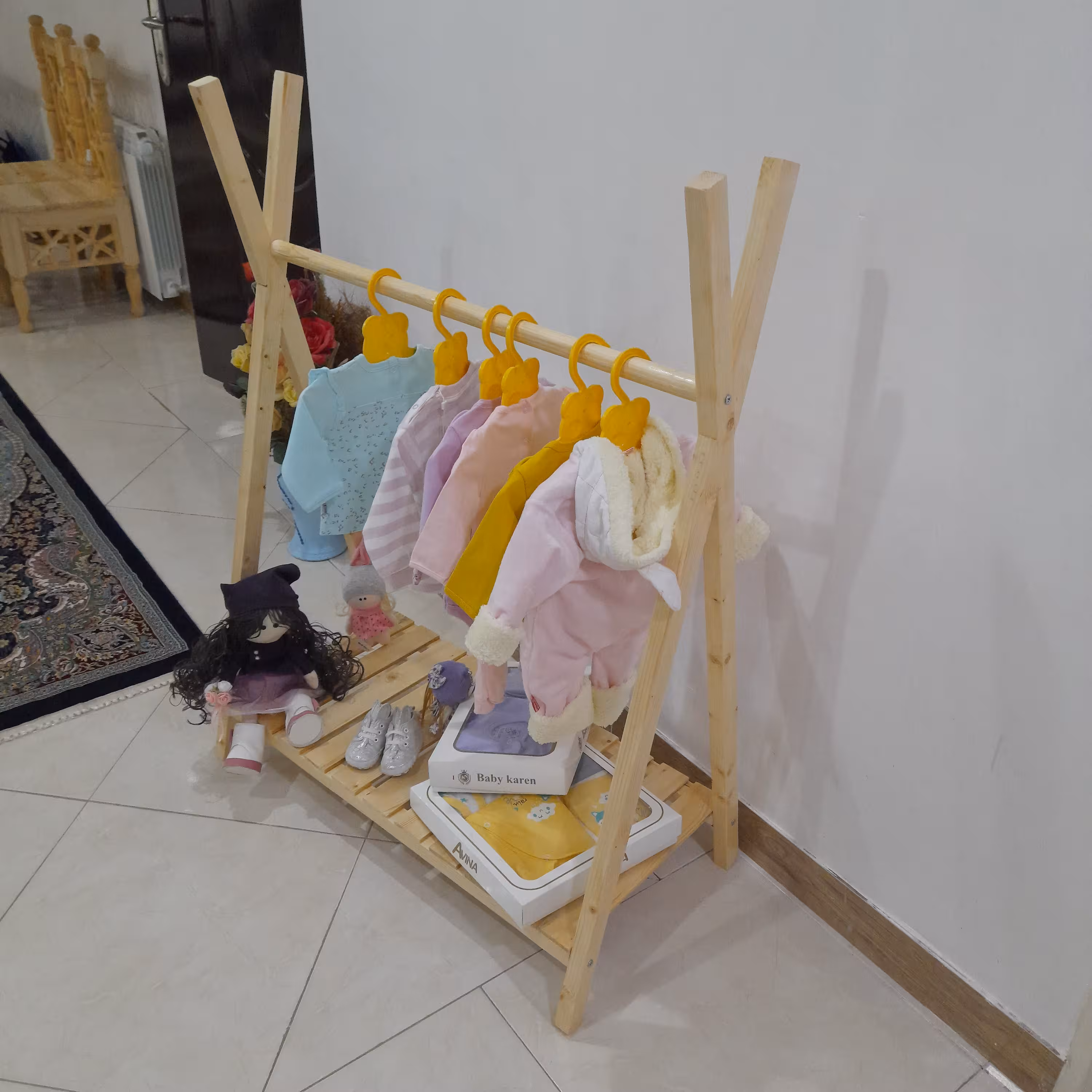 رگال کودک رگال لباس کودک رگال چوبی