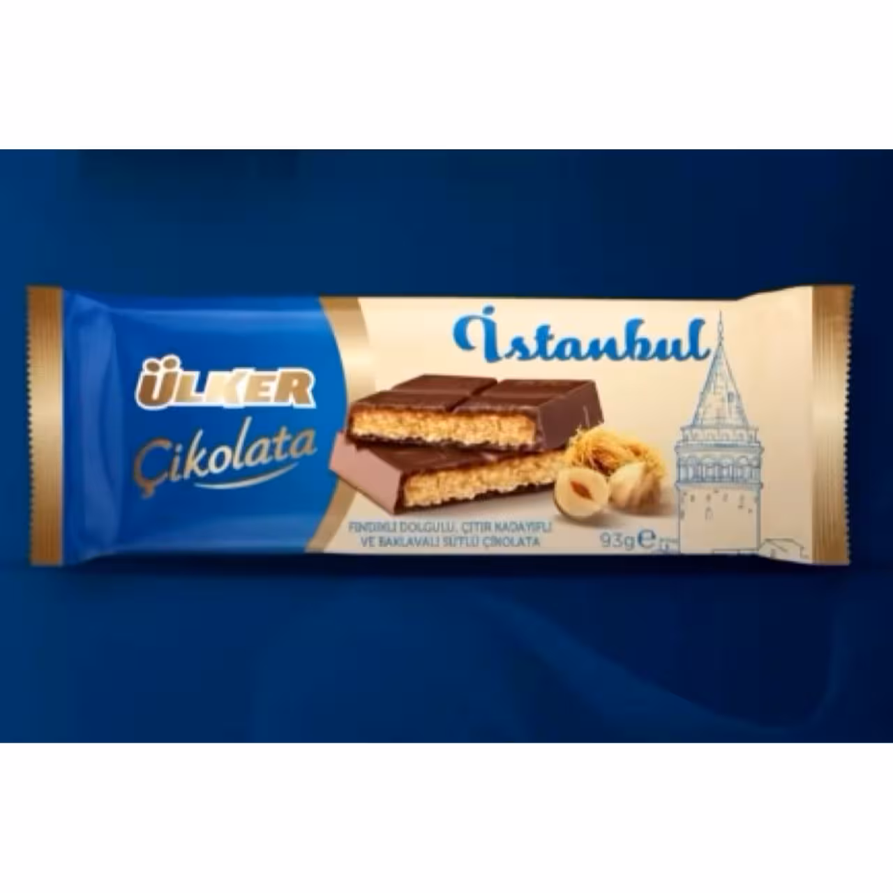 شکلات استانبول اولکر فندقی بسته 6 عددی ulker