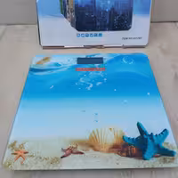 ترازو وزن کشی طرح دار مدل iscale مدل S تحمل وزن 180 کیلوگرم  (ترازو دیجیتالی )       