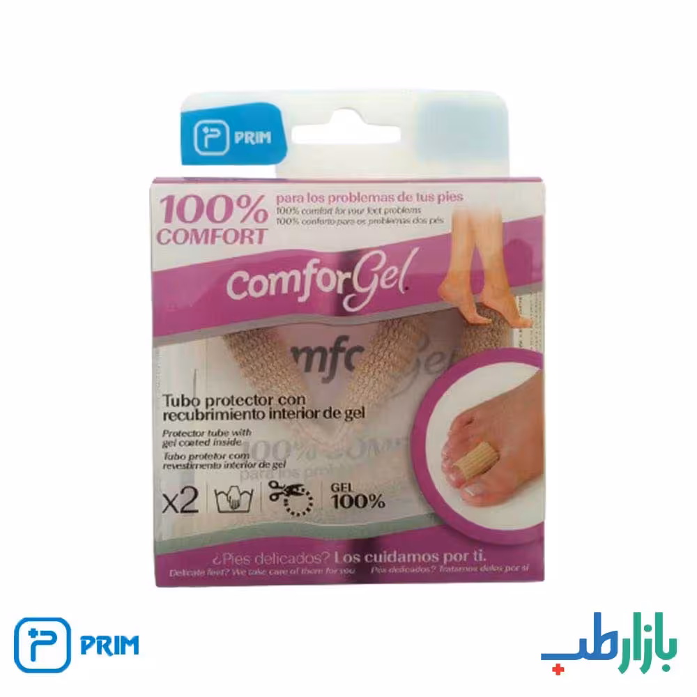 لوله محافظ انگشت پا ژله ای دو عددی پریم مدل CC245