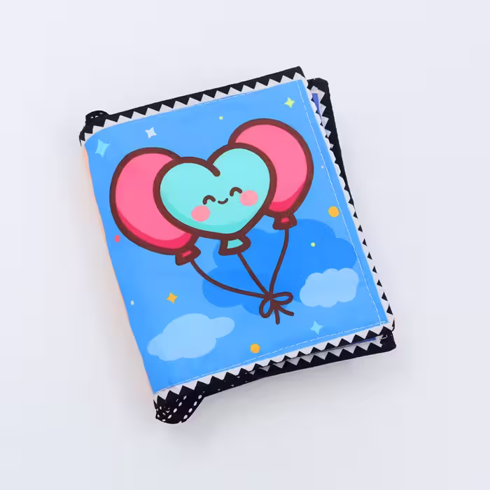 کتاب پارچه ای رنگی تاشو
