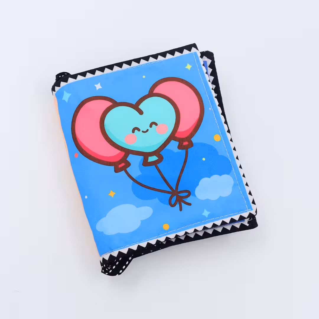کتاب پارچه ای رنگی تاشو