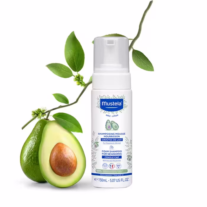 شامپو فوم کف نوزاد موستلا «Mustela» حجم 150 میلی لیتر