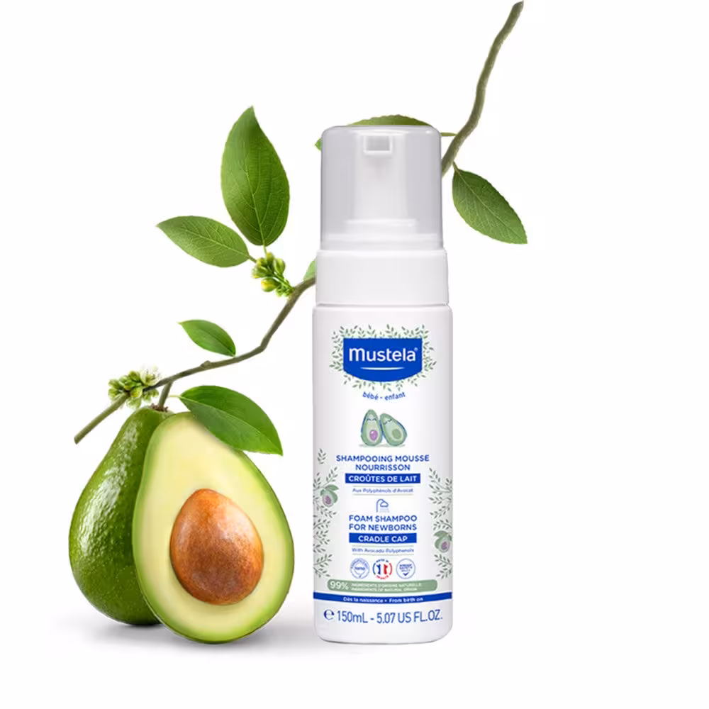شامپو فوم کف نوزاد موستلا «Mustela» حجم 150 میلی لیتر