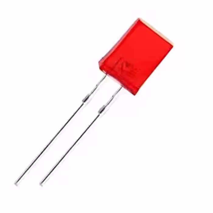 LED کتابی قرمز 5*4*2 میلیمتر شفاف (بسته 10 عددی) , (LED 2*4*5 RED (10PCS