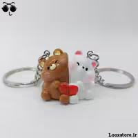 جاکلیدی ست عاشقانه مگنتی خرسی کیوت