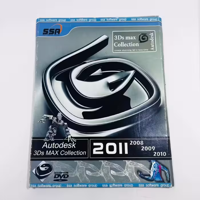 نرم‌افزار 3D MAX 2008–2011 نشر SSA | ژیوار مارکت - لپتاپ استوک، لوازم جانبی موبایل و کامپیوتر
