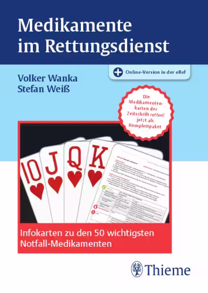 خرید و دانلود نسخه کامل کتاب Medikamente im Rettungsdienst: Infokarten zu den 50 wichtigsten Notfall-Medikamenten