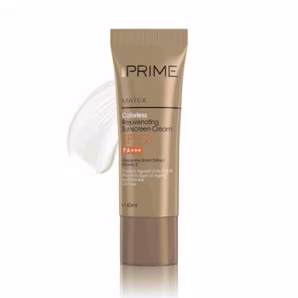 پرایم کرم ضدآفتاب جوان کننده فاقدچربی SPF 50 بی رنگ 40 میلی لیتر - داروکاو
