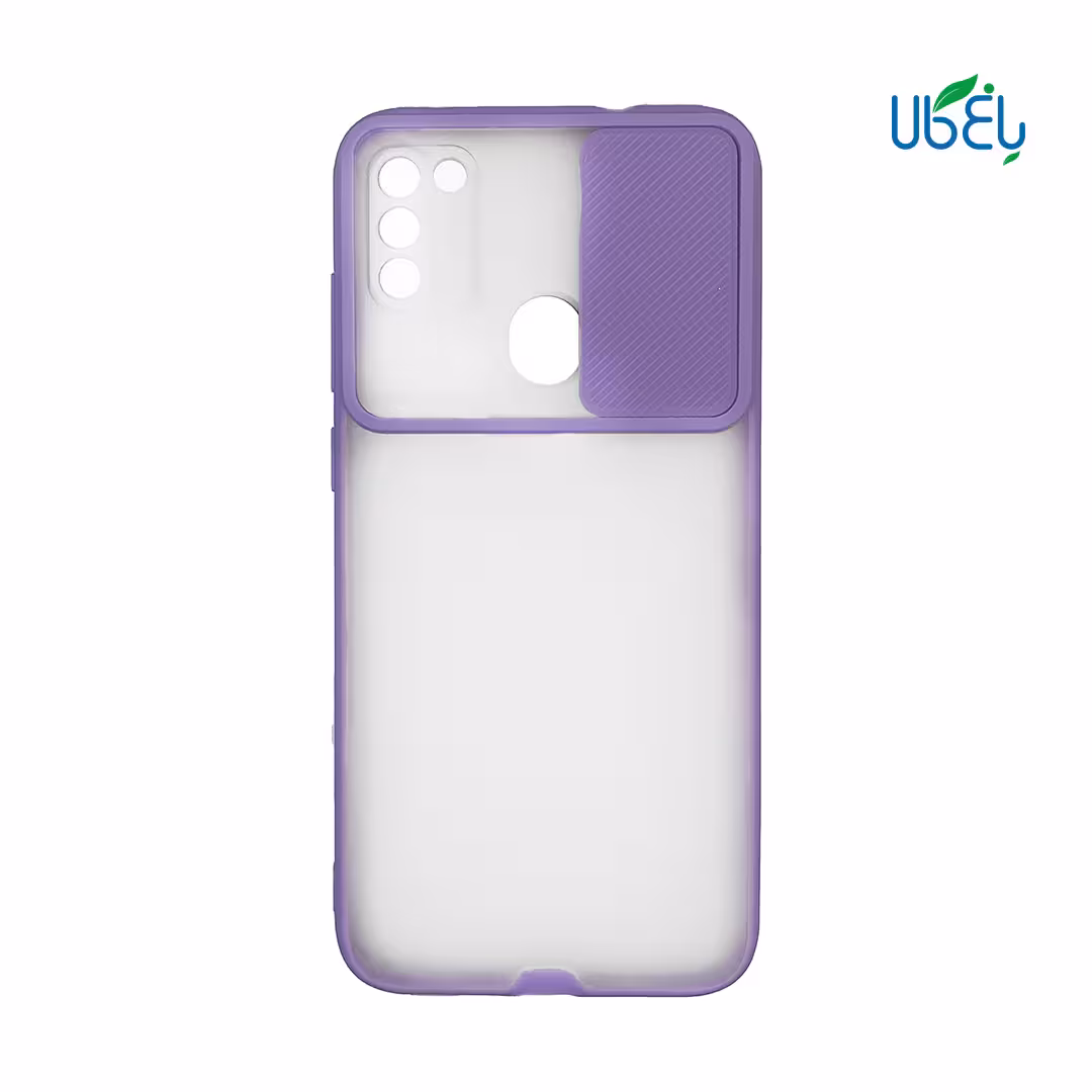 قاب پشت مات Galaxy A11 محافظ لنزدار کشویی