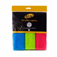 دستمال میکروفایبر 3 عددی همه کاره 30*30 کی چی