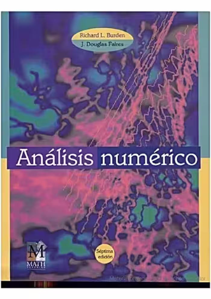 خرید و دانلود نسخه کامل کتاب Análisis Numérico