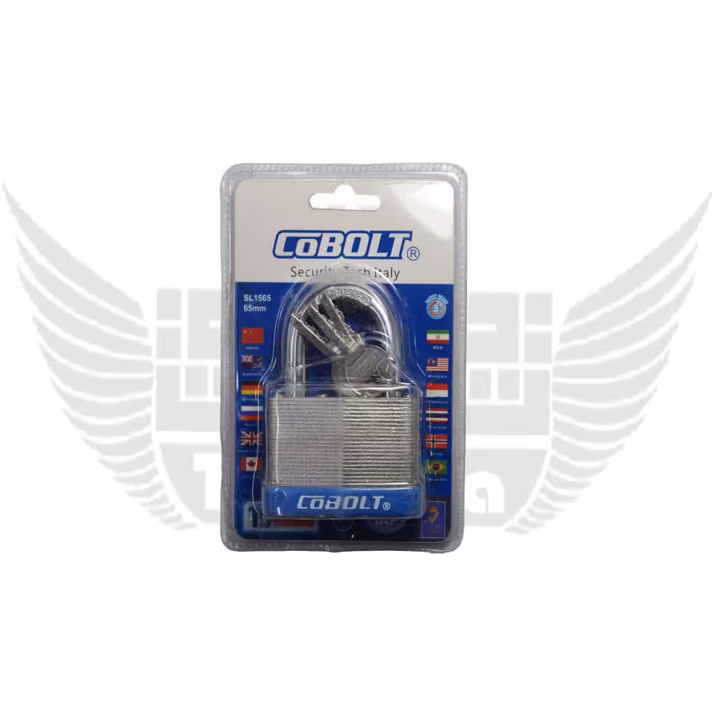 قفل آویز سایز 65 میلی متر COBOLT مدل SL1565