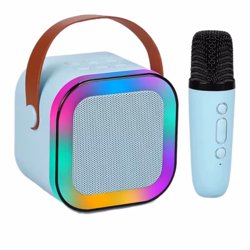 اسپیکر بلوتوثی میکروفون دار قابل حمل بی سیم RGB مدل K12