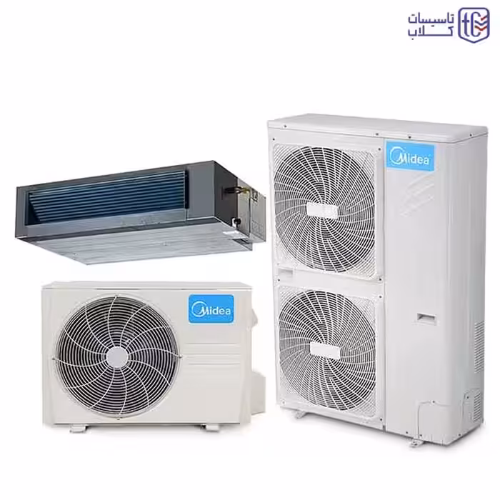 داکت اسپلیت 54000 اینورتر مدیا مدل X160M - بهترین داکت اسپلیت | فروشگاه تاسیسات کلاب