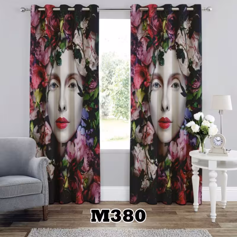 پرده سه بعدی طرح چهره