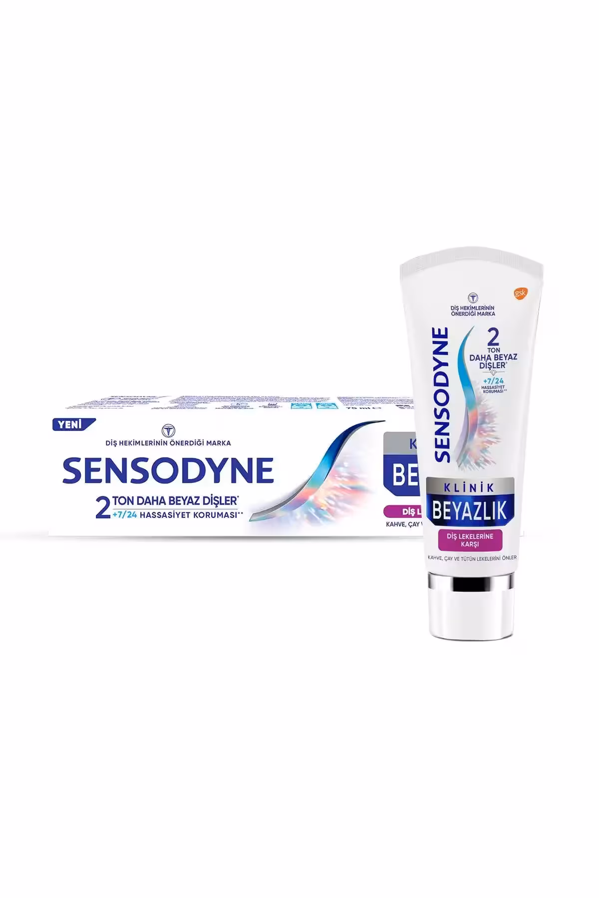 خمیر دندان Sensodyne مخصوص لکهای چای، قهوه و تنباکو 75 میلیلیتر - 11514
