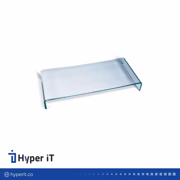 پایه نگهدارنده مانیتور شیشه‌ای رپو مدل 210 سایز Medium