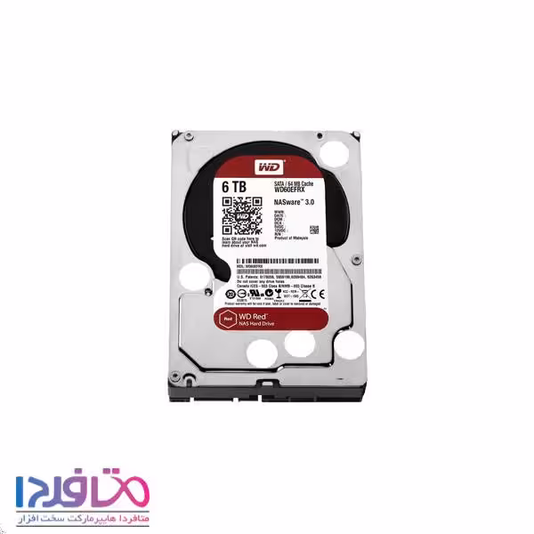 هارد اینترنال وسترن دیجیتال 6TB مدل WD RED 60EFRX
