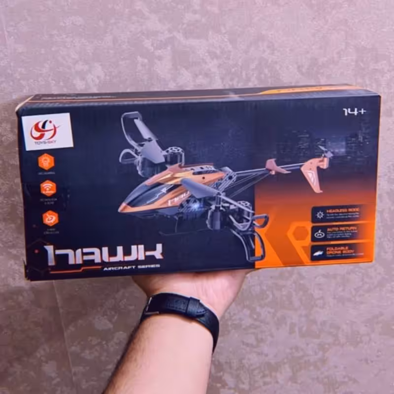 هلی کواد کنترلی Hawk دوربین دار مدل X69 SWF کد 987