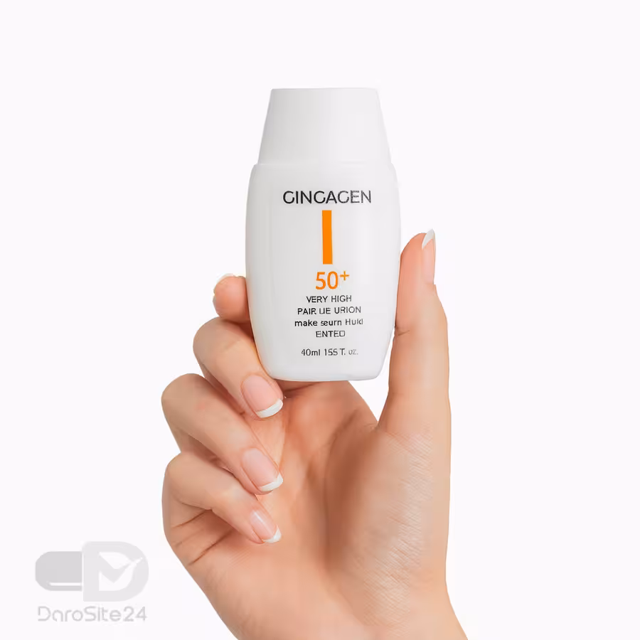 لیکوئید ضد آفتاب پوست خشک SPF50 ژیناژن 50 میلی لیتر