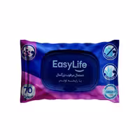 دستمال مرطوب بزرگسال ایزی لایف با رایحه لوندر 70 عددی