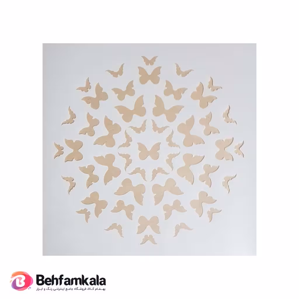 شابلون استنسیل کد M107 ابعاد 40*40