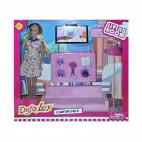 اسباب بازی باربی در اتاق پذیرایی Defa Lucy Babrie Living Room