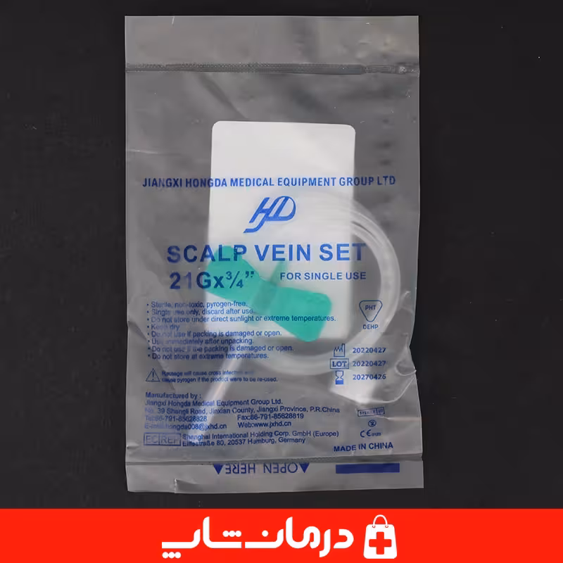 اسکالپ وین hd گیج 21 ست اسکالپ سبز اچ دی
