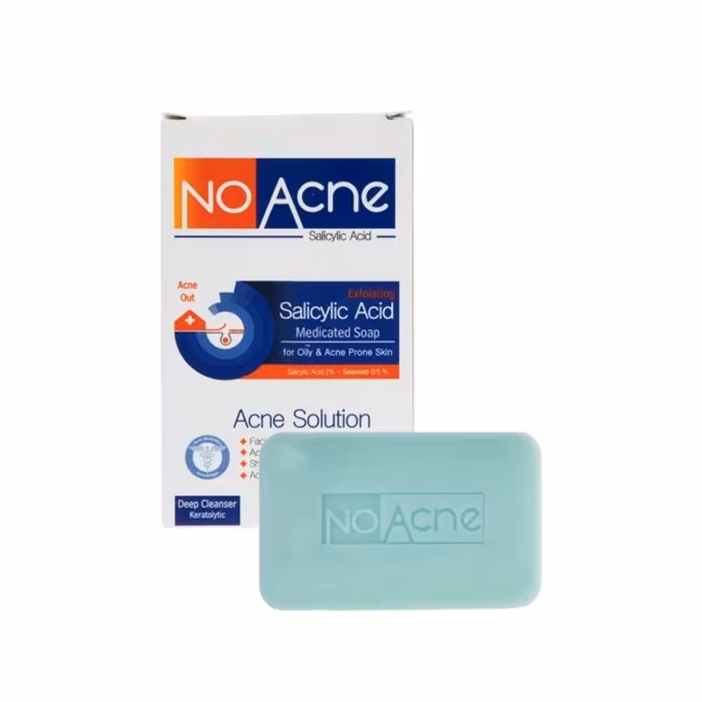 صابون سالسیلیک اسید نو آکنه No Acne Salicylic Acid Medicated Soap