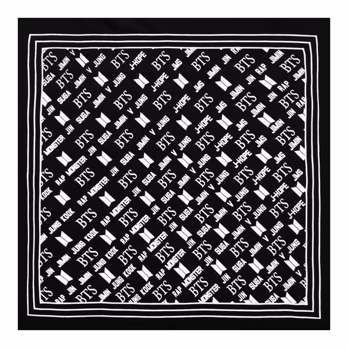 دستمال سر و گردن مدل بی تی اس 2