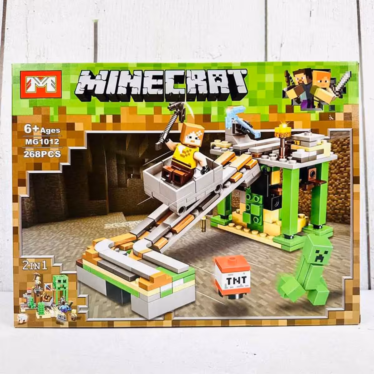 لگو ماینکرافت 268 تکه 2 در 1 سری جدید 1012