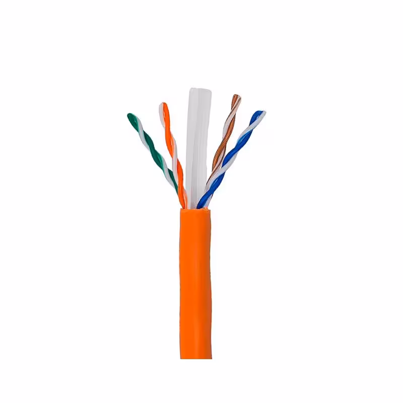 کابل شبکه نگزنس Cat6 UTP با روکش PVC تست فلوک چنل