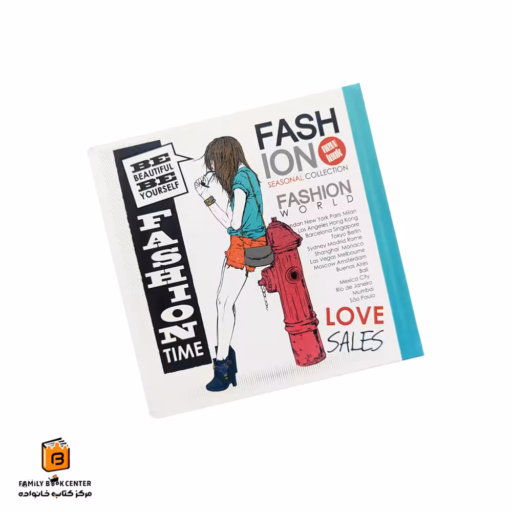 دفترچه یادداشت فشن 100 برگ طرح دختر عرش (Arsh)