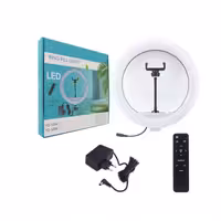 رینگ لایت با سه پایه مدل YQ 360A برند Zeos