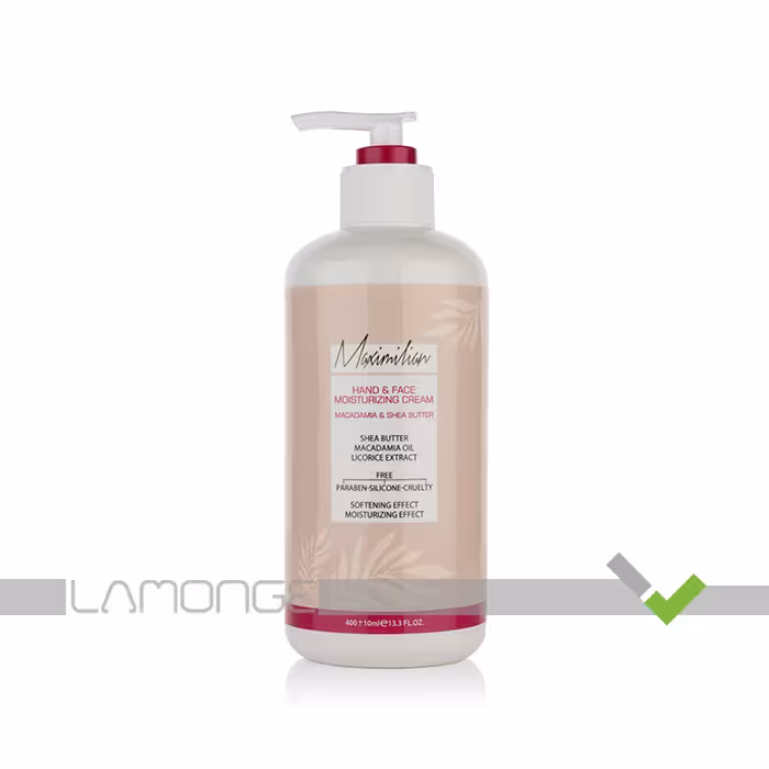 کرم مرطوب کننده دست و صورت ماکادمیا و شی باتر پمپی 400 میل ماکسیمیلیان