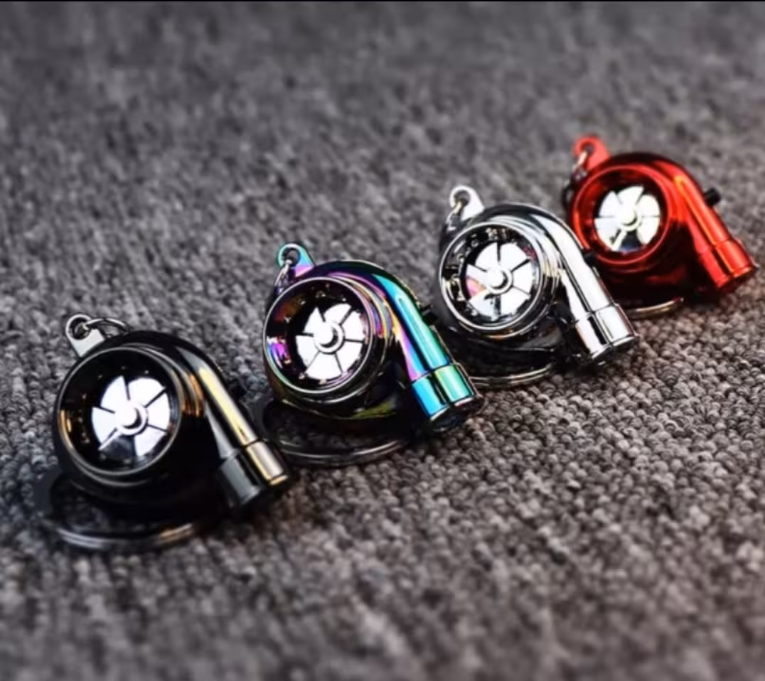 جاکلیدی برقی توربو الکترونیکی قابل شارژ با صداهای LED هفت رنگ