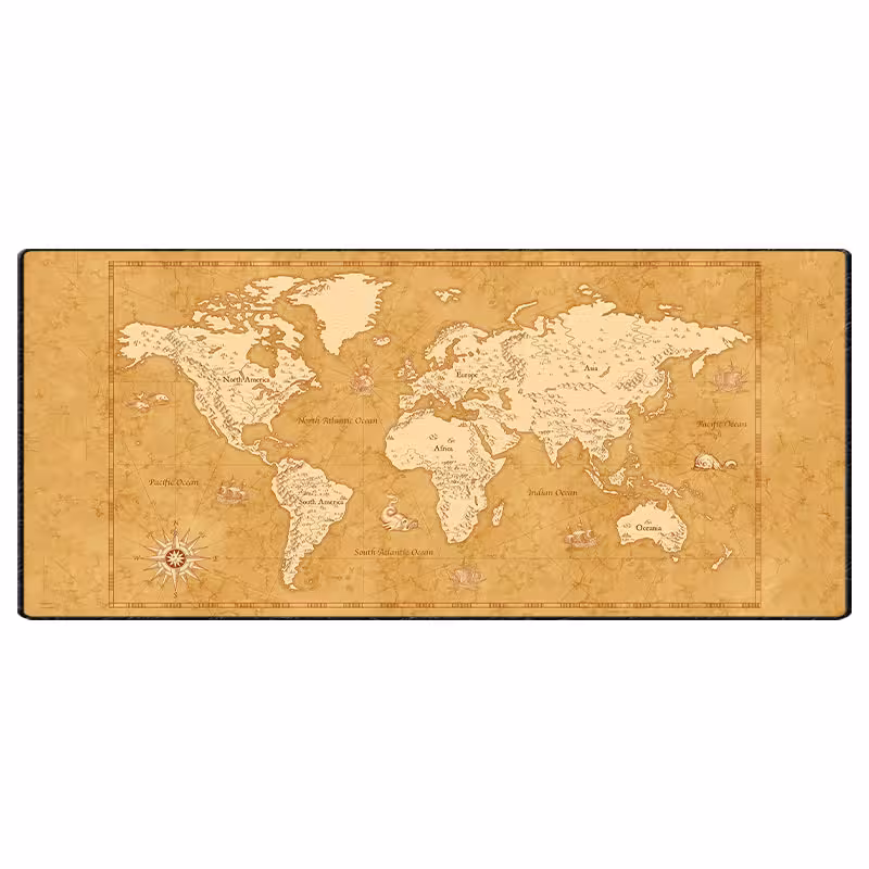 ماوس پد گیمینگ طرح World Map