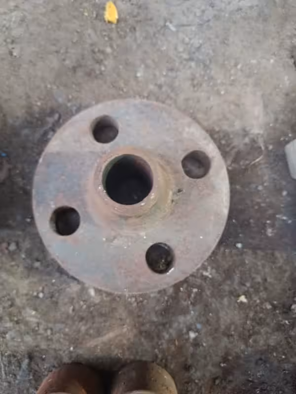 فلنج گلودار 1 اینچ استنلس استیل ریس فیس رده 80 کلاس 600 از جنس  F11