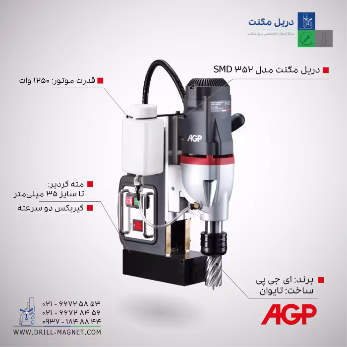 دریل مگنت صنعتی مدل SMD352