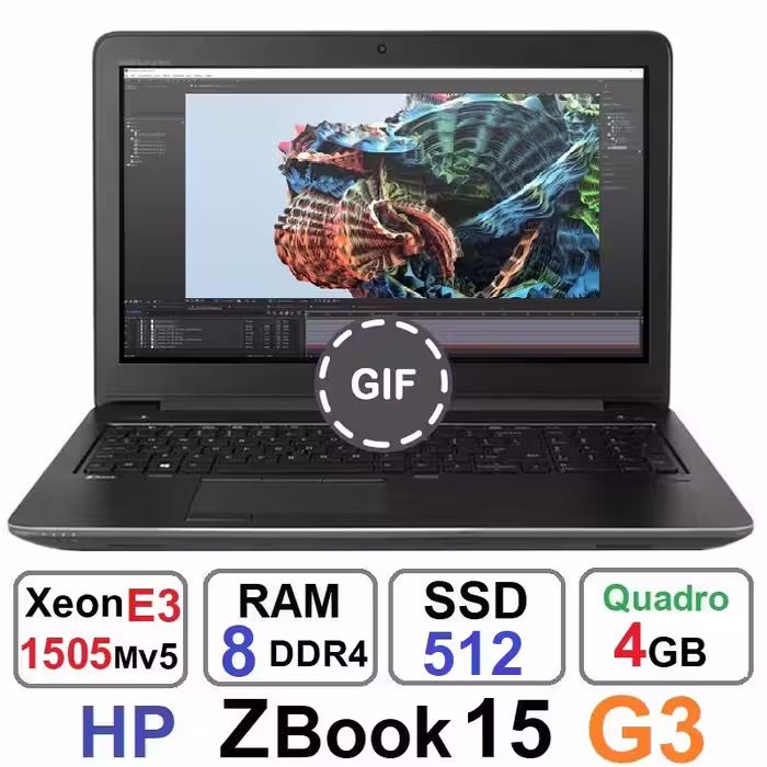 لپ تاپ اچ پی HP ZBook 15 G3 xeon E3-1505M v5وSSD512