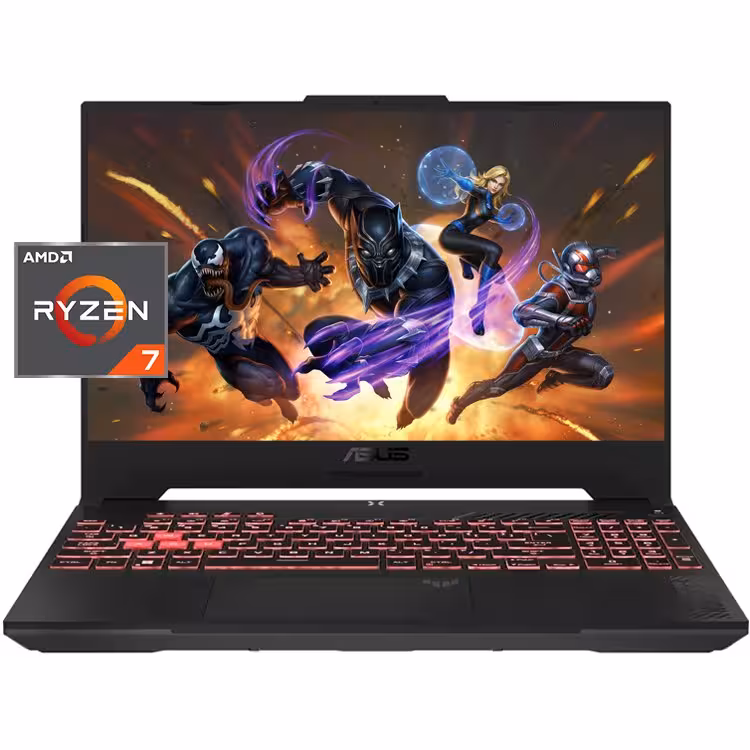 لپ تاپ ایسوس 15.6 اینچی مدل TUF Gaming FA507NVR R7 7435HS 32GB 2TB SSD RTX4060