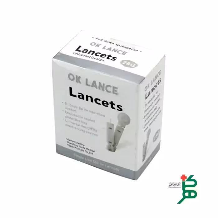 سوزن دو پر دستگاه اندازه گیری قند خون لنست Lancets
