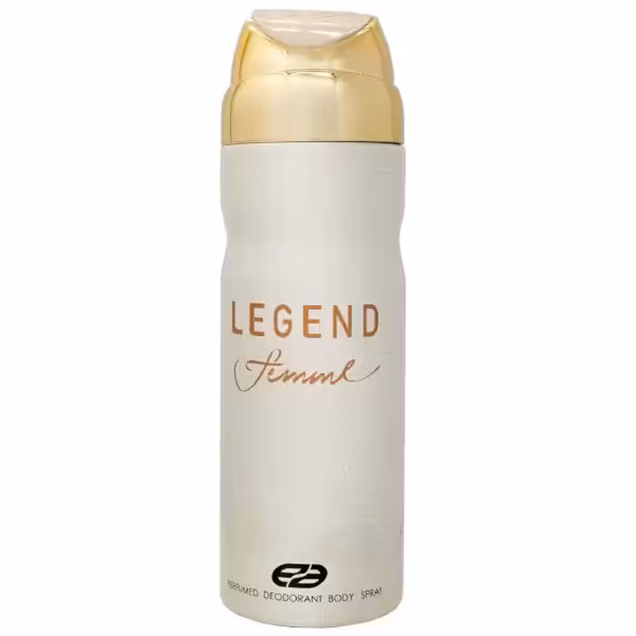 اسپری بدن زنانه عماد آرا مدل Legend Femme حجم 200 میل