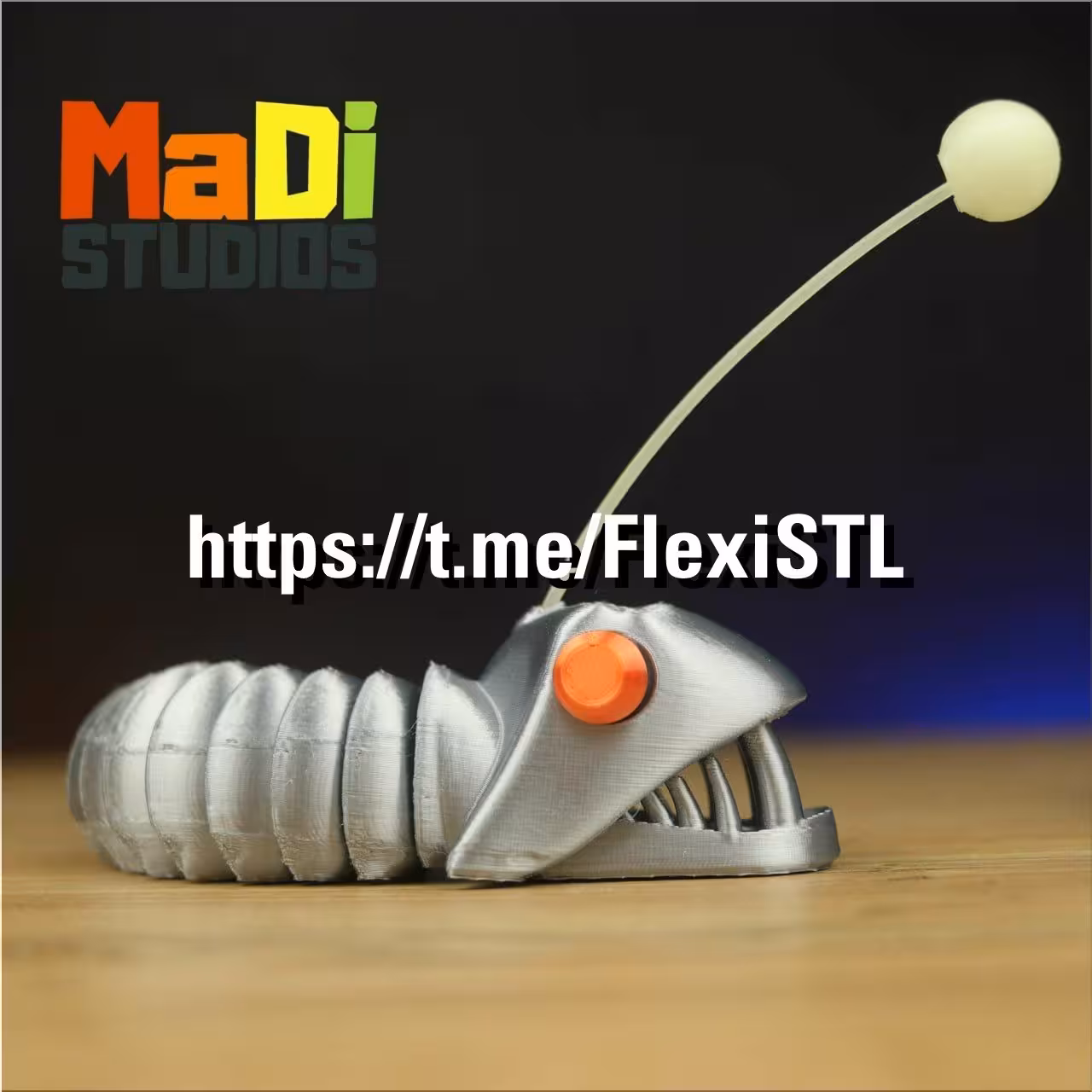 مدل سه بعدی ماهی هیولا متحرک (slt)